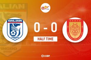 半場-大連英博0-0重慶銅梁龍 馬馬杜頭球造險重慶兩人傷退