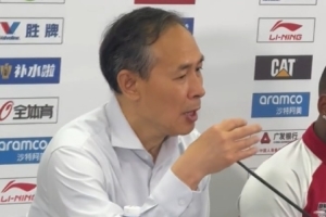許利民：中場休息告訴大家要把心放下來 一定要按照教練部署比賽