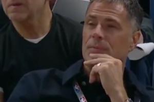NBA聯合試訓現場：佩林卡悠閑托腮 雷霆普總遮嘴著急打電話