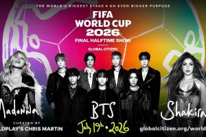 歷史首次！TA：麥當娜 夏奇拉 BTS世界杯決賽中場秀無償演出